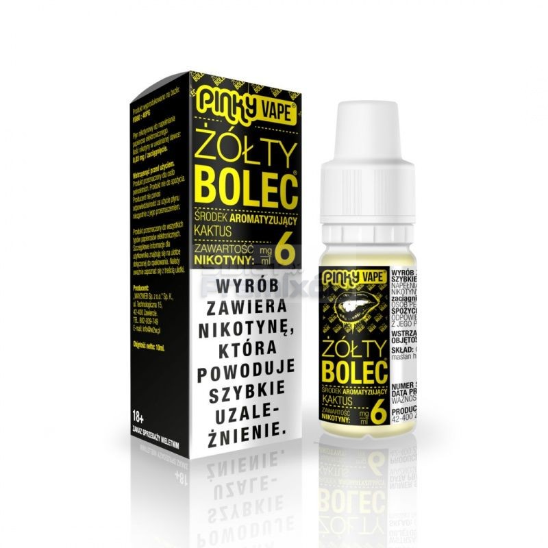 Liquid Pinky Vape 10ml o smaku ŻÓŁTY BOLEC CACTUS - 18,99 zł - Polski (Polish) Liquid Pinky Vape 10ml o smaku ŻÓŁTY BOLEC CACTUS - 18,99 zł - Polski (Polish)
