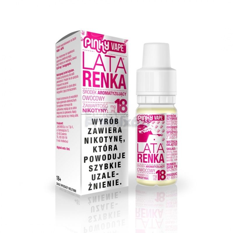 Liquid Pinky Vape 10ml o smaku LATA RENKA Owocowy - 18,99 zł - Polski (Polish) Liquid Pinky Vape 10ml o smaku LATA RENKA Owocowy - 18,99 zł - Polski (Polish)