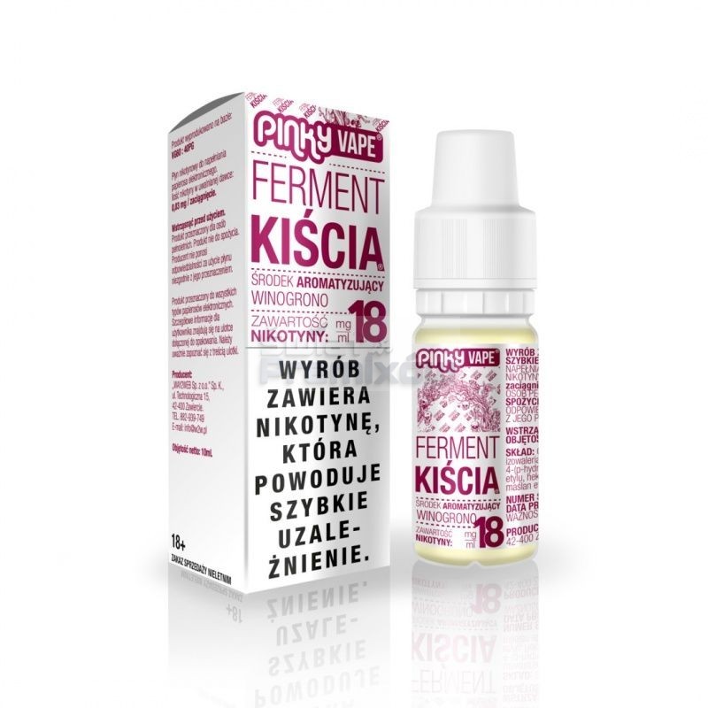 Liquid Pinky Vape 10ml o smaku FERMENT KIŚCIA Winogrono - 18,99 zł - Polski (Polish) Liquid Pinky Vape 10ml o smaku FERMENT KIŚCIA Winogrono - 18,99 zł - Polski (Polish)