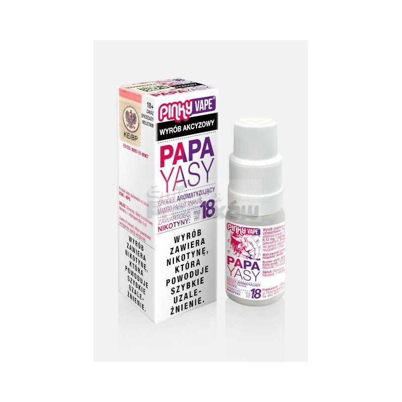 Liquid Pinky Vape 10ml o smaku Papayasy Mango Papaja Ananas - 18,99 zł - Polski (Polish) Liquid Pinky Vape 10ml o smaku Papayasy Mango Papaja Ananas - 18,99 zł - Polski (Polish)