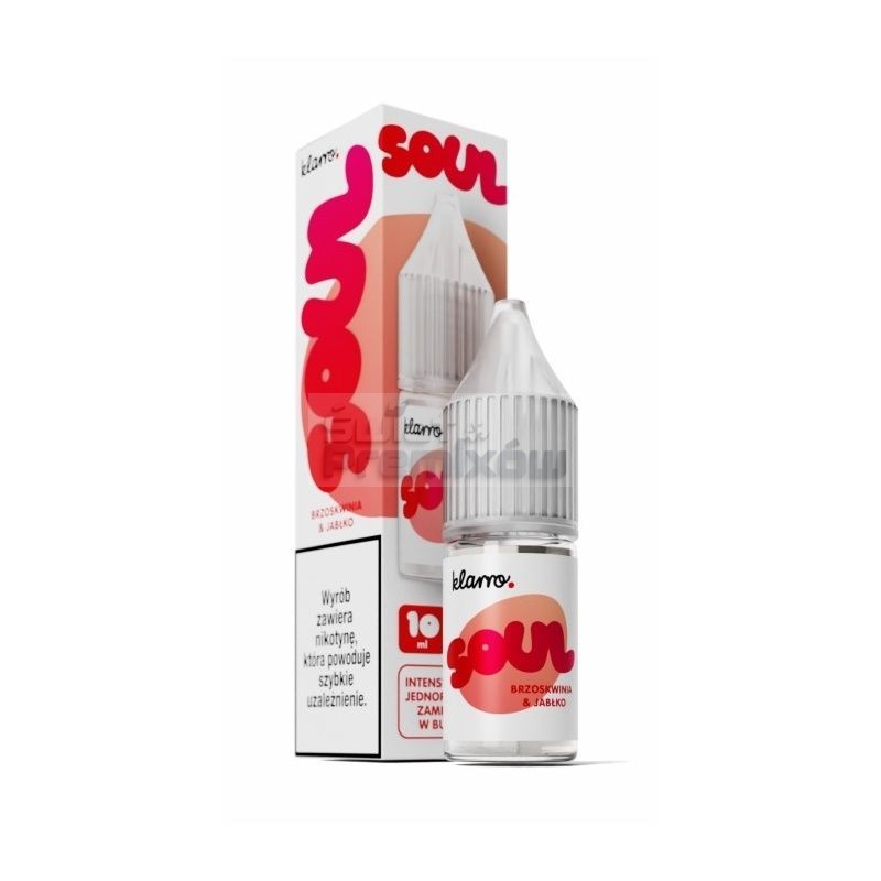 Liquid Klarro Soul Salt 10ml - Brzoskwinia Jabłko 20mg - - - 27,90 zł - Liquid Klarro Soul Salt 10ml - Brzoskwinia Jabłko 20mg - - - 27,90 zł -