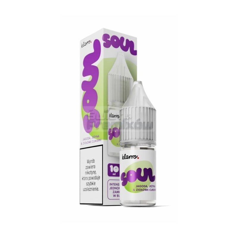 Liquid Klarro Soul Salt 10ml - Jagoda jeźyna i ziołowe cukierki 20mg - - - 27,90 zł - Liquid Klarro Soul Salt 10ml - Jagoda jeźyna i ziołowe cukierki 20mg - - - 27,90 zł -