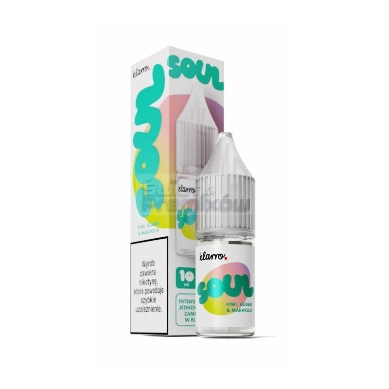 Liquid Klarro Soul Salt 10ml - Kiwi Marakuja Guawa 20mg - - - 27,90 zł - Liquid Klarro Soul Salt 10ml - Kiwi Marakuja Guawa 20mg - - - 27,90 zł -