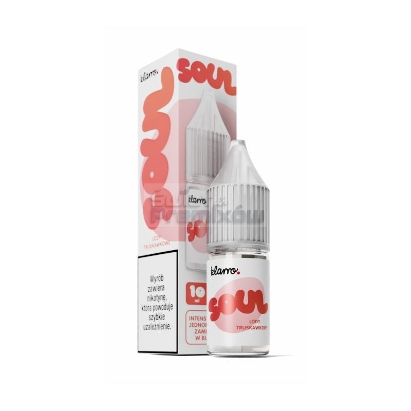 Liquid Klarro Soul Salt 10ml - Lody Truskawkowe 20mg - - - 27,90 zł - Liquid Klarro Soul Salt 10ml - Lody Truskawkowe 20mg - - - 27,90 zł -