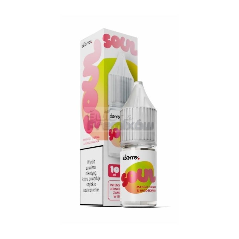 Liquid Klarro Soul Salt 10ml - Mango Brzoskwinia Guawa 20mg - - - 27,90 zł - Liquid Klarro Soul Salt 10ml - Mango Brzoskwinia Guawa 20mg - - - 27,90 zł -