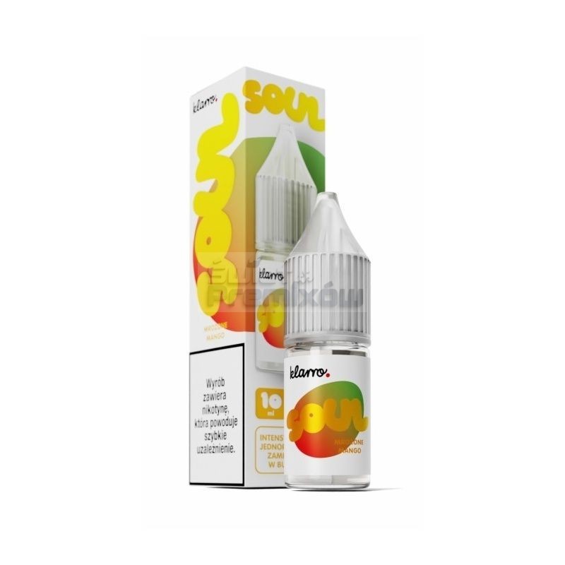 Liquid Klarro Soul Salt 10ml - Mroźone Mango 20mg - - - 27,90 zł - Liquid Klarro Soul Salt 10ml - Mroźone Mango 20mg - - - 27,90 zł -