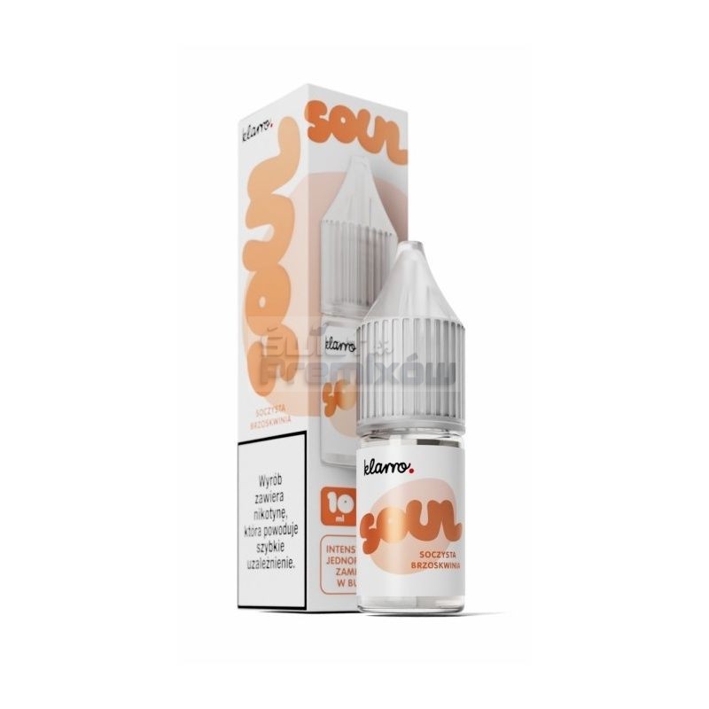 Liquid Klarro Soul Salt 10ml - Soczysta Brzoskwinia 20mg - - - 27,90 zł - Liquid Klarro Soul Salt 10ml - Soczysta Brzoskwinia 20mg - - - 27,90 zł -