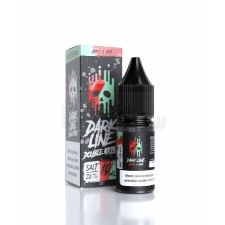 grafika Liquid Dark Line Double Salt 10ml - Apple Mint 20mg - Orzeźwiająca przyjemność!