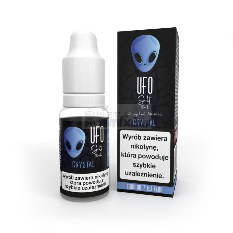 Liquid UFO Salt 10ml o mocy 20 mg soli nikotynowej w smaku CRYSTAL - 21,99 zł - Polski (Polish) Liquid UFO Salt 10ml o mocy 20 mg soli nikotynowej w smaku CRYSTAL - 21,99 zł - Polski (Polish)