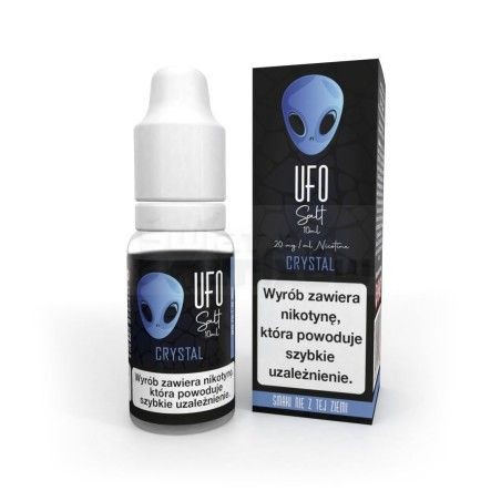 Liquid UFO Salt 10ml o mocy 20 mg soli nikotynowej w smaku CRYSTAL - 21,99 zł - Polski (Polish)
