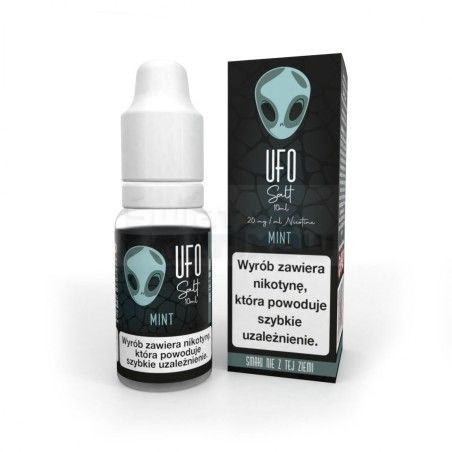 Liquid UFO Salt 10ml o mocy 20 mg soli nikotynowej w smaku MINT - 21,99 zł - Polski (Polish)