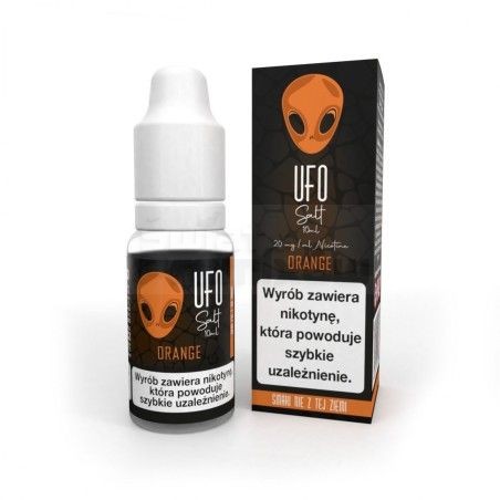 Liquid UFO Salt 10ml o mocy 20 mg soli nikotynowej w smaku ORANGE - 21,99 zł - Polski (Polish)