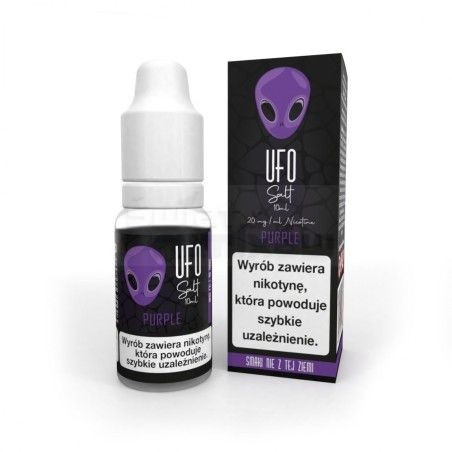 Liquid UFO Salt 10ml o mocy 20 mg soli nikotynowej w smaku PURPLE - 21,99 zł - Polski (Polish)