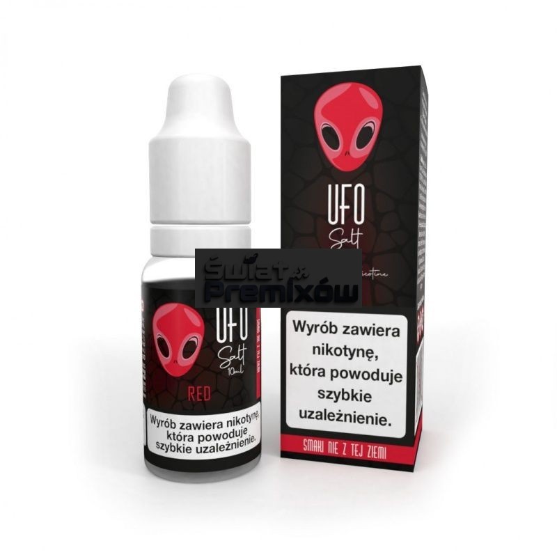 Liquid UFO Salt 10ml o mocy 20 mg soli nikotynowej w smaku RED - 21,99 zł - Polski (Polish) Liquid UFO Salt 10ml o mocy 20 mg soli nikotynowej w smaku RED - 21,99 zł - Polski (Polish)