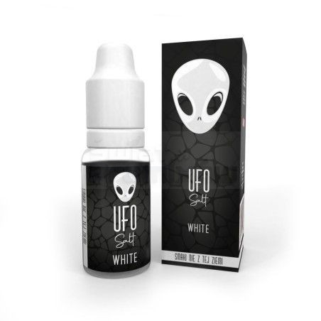 Liquid UFO Salt 10ml o mocy 20 mg soli nikotynowej w smaku WHITE - 21,99 zł - Polski (Polish)