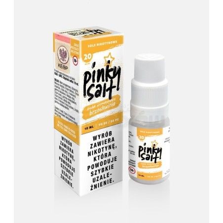 Liquid Pinky Vape Salt 10ml o mocy 20 mg soli nikotynowej w smaku BRZOSKWINIA - 19,99 zł - Polski (Polish)