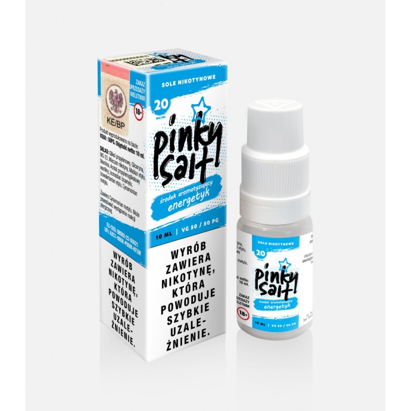 Liquid Pinky Vape Salt - 10ml ENERGETYK 20mg -  -  - 19,99 zł - 