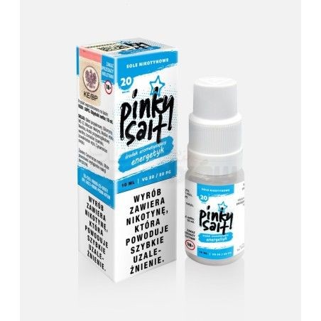 Liquid Pinky Vape Salt 10ml o mocy 20 mg soli nikotynowej w smaku ENERGETYK - 19,99 zł - Polski (Polish)