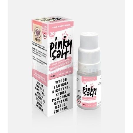 Liquid Pinky Vape Salt 10ml o mocy 20 mg soli nikotynowej w smaku JAGODY POMARAŃCZA - 19,99 zł - Polski (Polish)