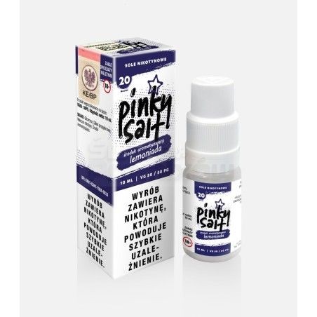 Liquid Pinky Vape Salt 10ml o mocy 20 mg soli nikotynowej w smaku LEMONIADA - 19,99 zł - Polski (Polish)