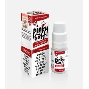 Liquid Pinky Vape Salt 10ml o mocy 20 mg soli nikotynowej w smaku MALINA ARBUZ - 19,99 zł - Polski (Polish)