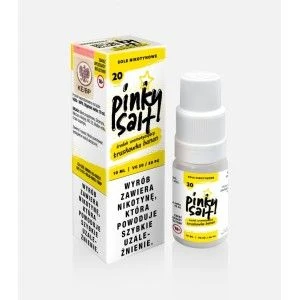 Liquid Pinky Vape Salt 10ml o mocy 20 mg soli nikotynowej w smaku TRUSKAWKA BANAN - 19,99 zł - Polski (Polish)
