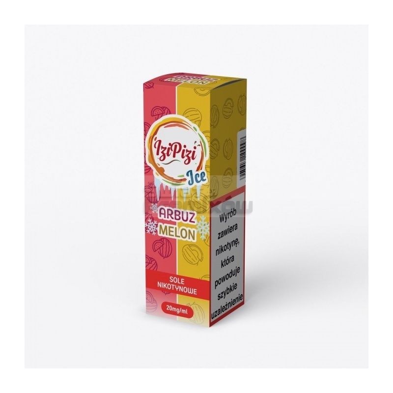Liquid Izi Pizi Salt 10ml o mocy 20 mg soli nikotynowej w smaku Arbuz Melon Ice - 18,90 zł - Polski (Polish) Liquid Izi Pizi Salt 10ml o mocy 20 mg soli nikotynowej w smaku Arbuz Melon Ice - 18,90 zł - Polski (Polish)