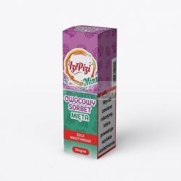 Liquid Izi Pizi Salt 10ml o mocy 20 mg soli nikotynowej w smaku Owocowy Sorbet Mięta - 18,90 zł - Polski (Polish)