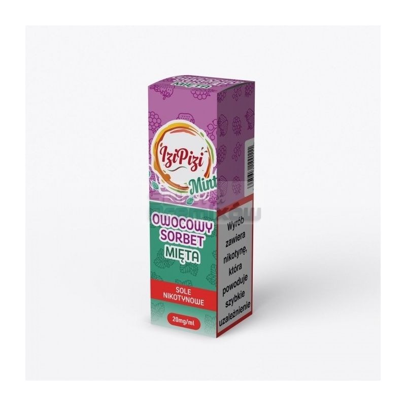 Liquid Izi Pizi Salt 10ml o mocy 20 mg soli nikotynowej w smaku Owocowy Sorbet Mięta - 18,90 zł - Polski (Polish) Liquid Izi Pizi Salt 10ml o mocy 20 mg soli nikotynowej w smaku Owocowy Sorbet Mięta - 18,90 zł - Polski (Polish)