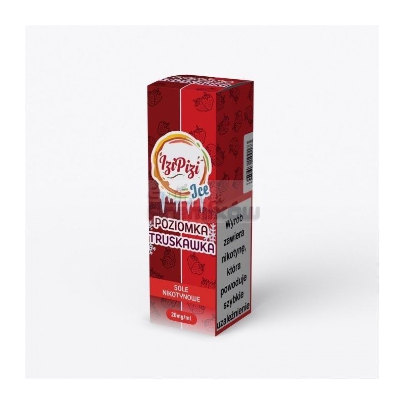 Liquid Izi Pizi Salt 10ml o mocy 20 mg soli nikotynowej w smaku Truskawka Poziomka Ice - 18,90 zł - Polski (Polish) Liquid Izi Pizi Salt 10ml o mocy 20 mg soli nikotynowej w smaku Truskawka Poziomka Ice - 18,90 zł - Polski (Polish)