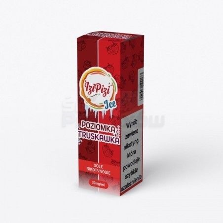 Liquid Izi Pizi Salt 10ml o mocy 20 mg soli nikotynowej w smaku Truskawka Poziomka Ice - 18,90 zł - Polski (Polish)