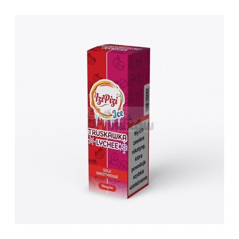 Liquid Izi Pizi Salt 10ml o mocy 20 mg soli nikotynowej w smaku Truskawka Lychee Ice - 18,90 zł - Polski (Polish) Liquid Izi Pizi Salt 10ml o mocy 20 mg soli nikotynowej w smaku Truskawka Lychee Ice - 18,90 zł - Polski (Polish)