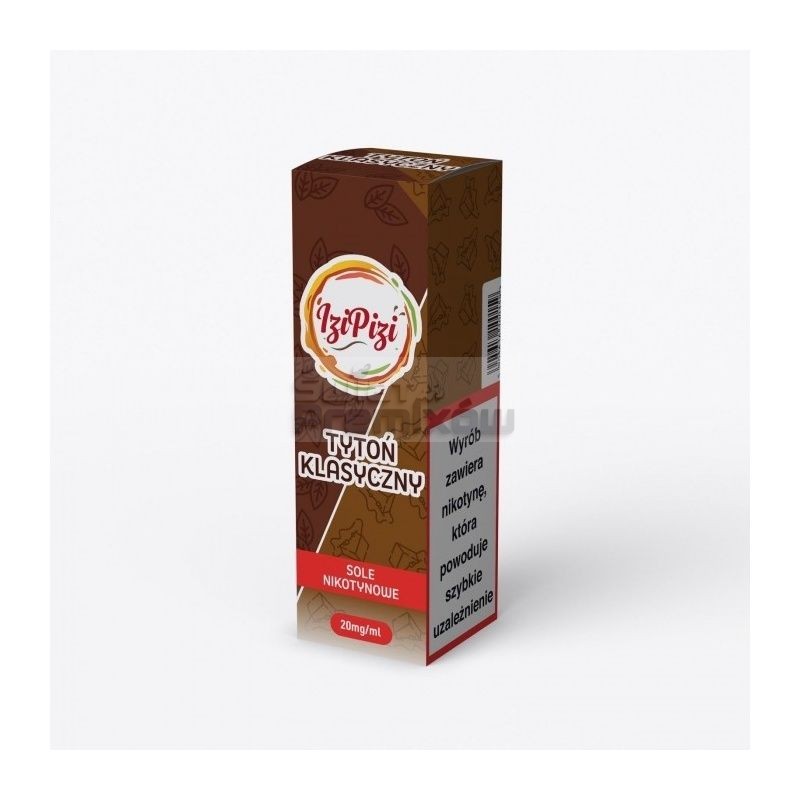 Liquid Izi Pizi Salt 10ml o mocy 20 mg soli nikotynowej w smaku Tytoń Klasyczny - 18,90 zł - Polski (Polish) Liquid Izi Pizi Salt 10ml o mocy 20 mg soli nikotynowej w smaku Tytoń Klasyczny - 18,90 zł - Polski (Polish)