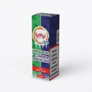 Liquid Izi Pizi Salt 10ml o mocy 20 mg soli nikotynowej w smaku Winogrono Czarna Porzeczka Ice - 18,90 zł - Polski (Polish)