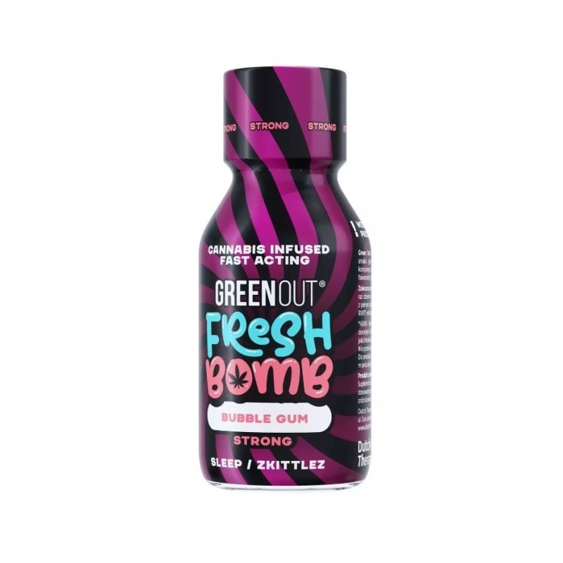 Shot Konopny GREEN OUT® Fresh Bomb Bubble Gum - Strong -  -  - 69,00 zł - 