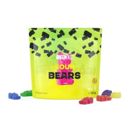 Żelki Konopne GREEN OUT 130g - Sour Bears -  -  - 49,00 zł - Żelki Konopne GREEN OUT Sour Bears to nasz najwyższej jakości oleje