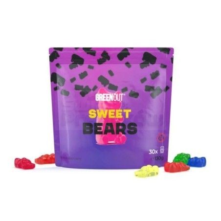 Żelki Konopne GREEN OUT 130g - Sweet Bears -  -  - 49,00 zł - Żelki Konopne GREEN OUT Sweet Bears to najwyższej jakości olejek k