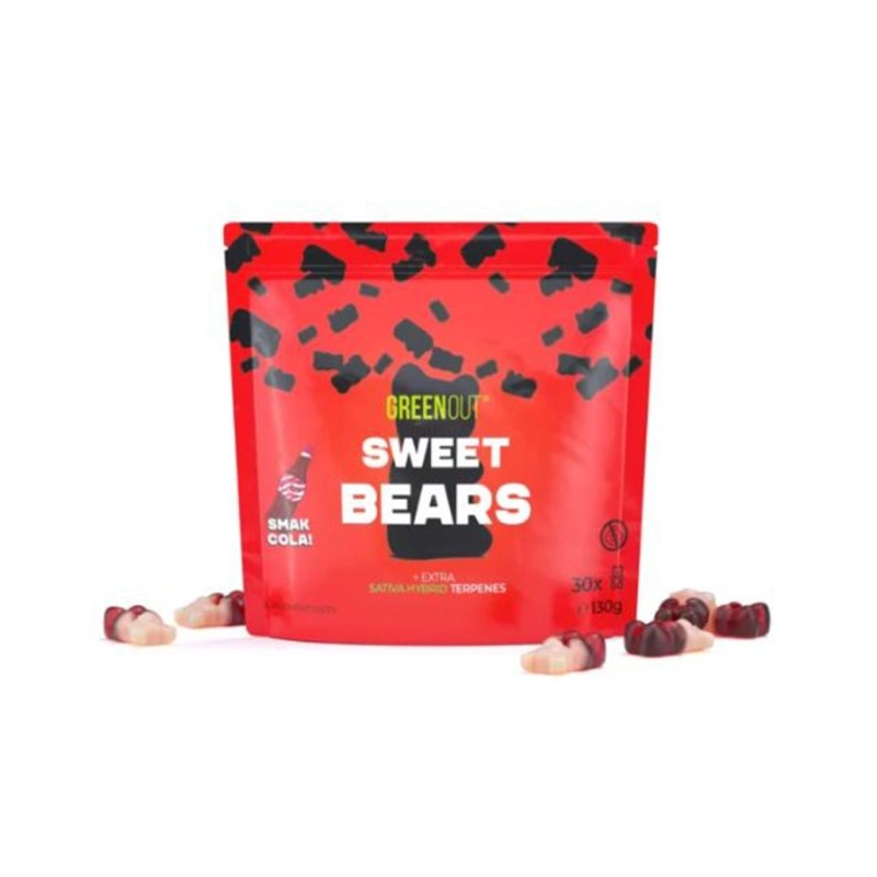 Żelki Konopne GREEN OUT® 130g - Sweet Bears Cola -  -  - 54,00 zł - 