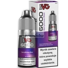 Liquid IVG 6000 10ml o mocy 20 mg soli nikotynowej w smaku Berrylicious Blas - 22,90 zł - Polski (Polish)