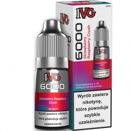 Liquid IVG 6000 Nicotine Salt 20mg / 10ml - Strawberry Raspberry Crush -  -  - 22,90 zł - 
