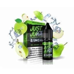 Liquid Just Juice 10ml o mocy 11 mg soli nikotynowej w smaku Apple & Pear on Ice - 23,99 zł - Polski (Polish)
