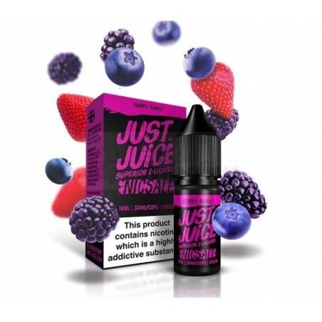 Liquid Just Juice 10ml o mocy 11 mg nikotyny w smaku Berry Burst - 23,99 zł - Polski (Polish)