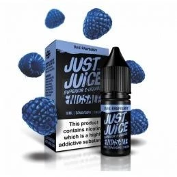 Liquid Just Juice 10ml o mocy 20 mg soli nikotynowej w smaku Blue Raspberry - 23,99 zł - Polski (Polish)