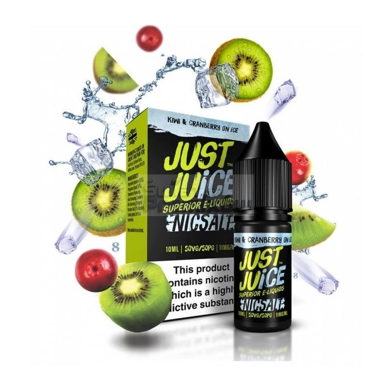 Liquid Just Juice 10ml o mocy 11 mg soli nikotynowej w smaku Kiwi & Cranberries on Ice - 23,99 zł - Polski (Polish) Liquid Just Juice 10ml o mocy 11 mg soli nikotynowej w smaku Kiwi & Cranberries on Ice - 23,99 zł - Polski (Polish)