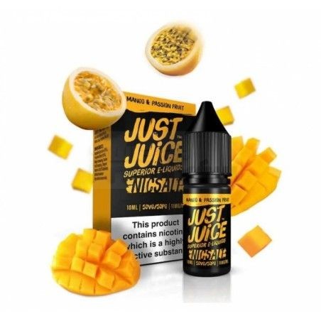 Liquid Just Juice 10ml o mocy 20 mg soli nikotynowej w smaku Mango & Passion Fruit - 23,99 zł - Polski (Polish)