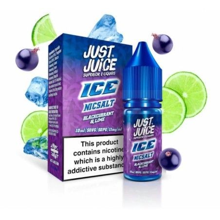 Liquid Just Juice Salt 10ml o mocy 20 mg soli nikotynowej w smaku Blackcurant Lime - 23,99 zł - Polski (Polish)