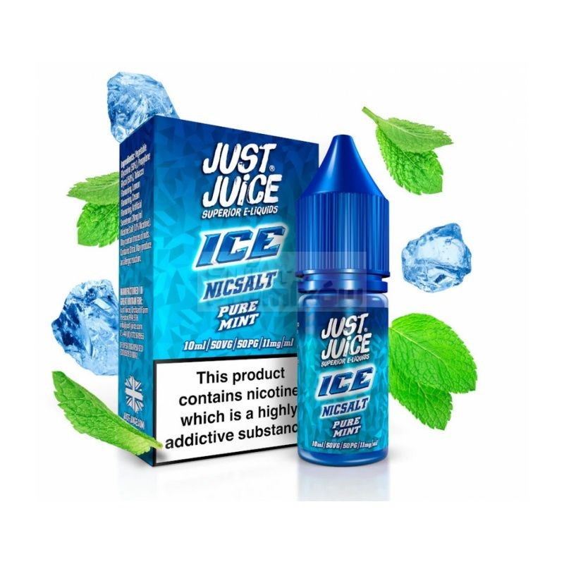 Liquid Just Juice Ice 10ml o mocy 20 mg soli nikotynowej w smaku Pure Mint - 23,99 zł - Polski (Polish) Liquid Just Juice Ice 10ml o mocy 20 mg soli nikotynowej w smaku Pure Mint - 23,99 zł - Polski (Polish)