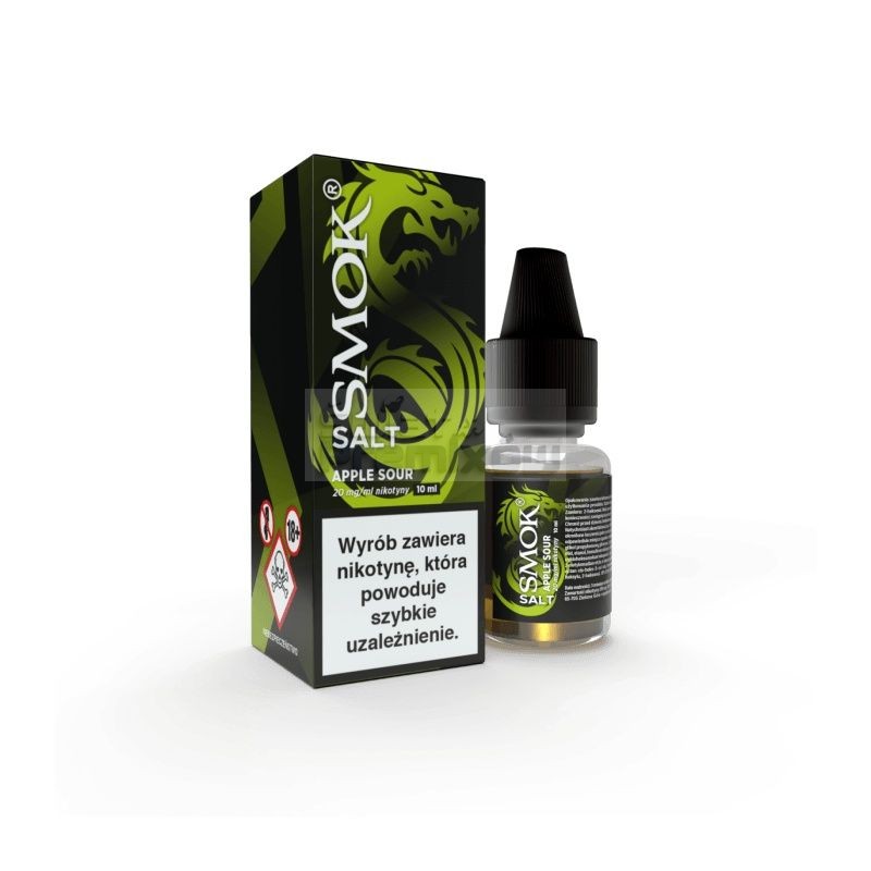 Liquid Smok Salt 10ml o mocy 20 mg soli nikotynowej w smaku Apple Sour - 23,99 zł - Polski (Polish) Liquid Smok Salt 10ml o mocy 20 mg soli nikotynowej w smaku Apple Sour - 23,99 zł - Polski (Polish)