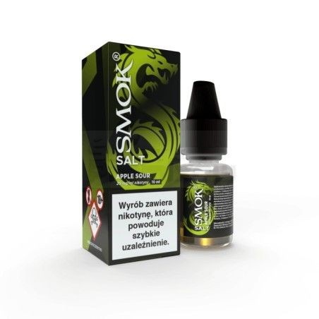 Liquid Smok Salt 10ml o mocy 20 mg soli nikotynowej w smaku Apple Sour - 23,99 zł - Polski (Polish)