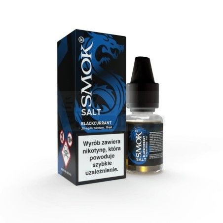 Liquid Smok Salt 10ml o mocy 20 mg soli nikotynowej w smaku Blackcurrant - 23,99 zł - Polski (Polish)